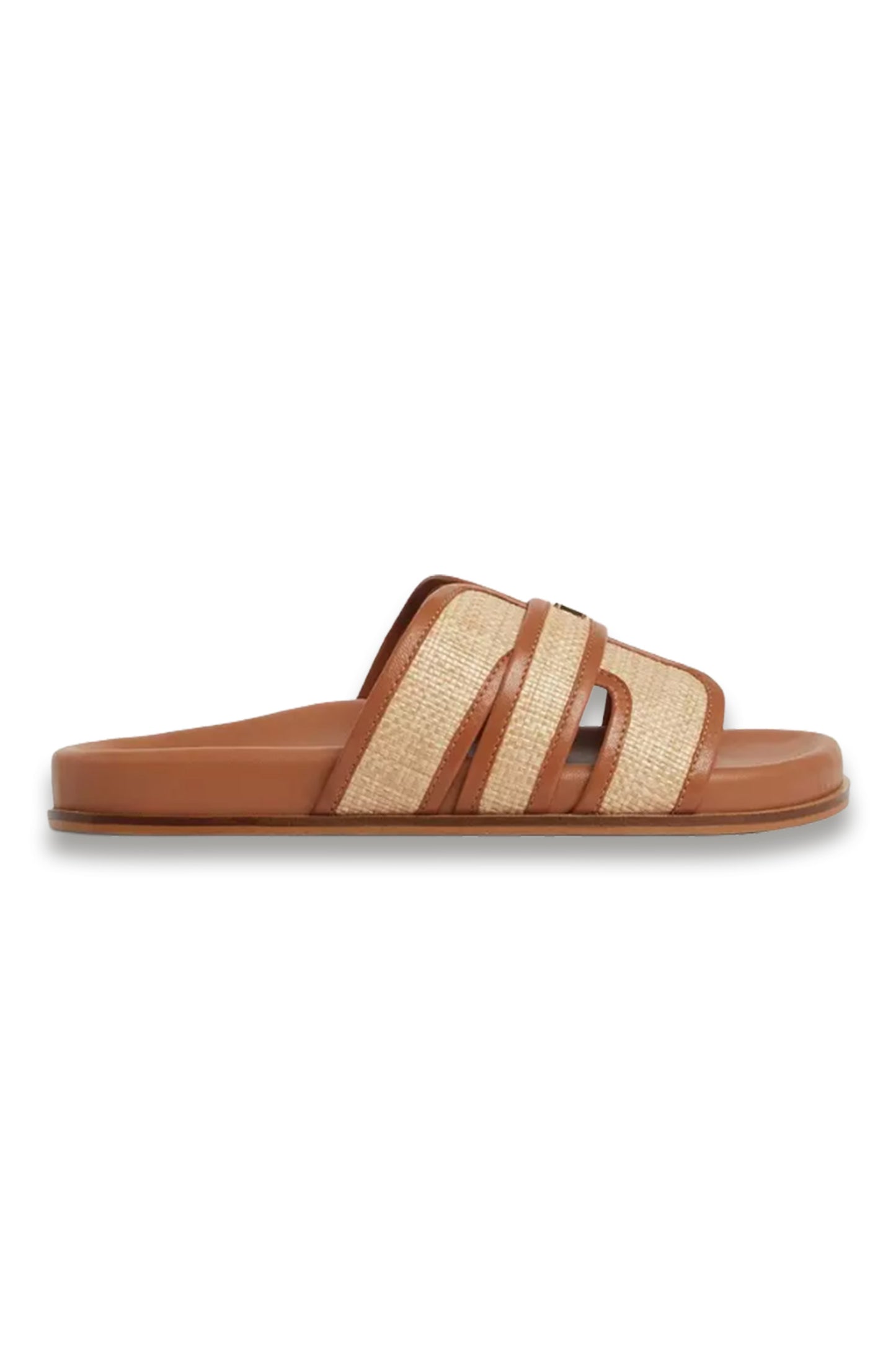 Emma Raffia Slides