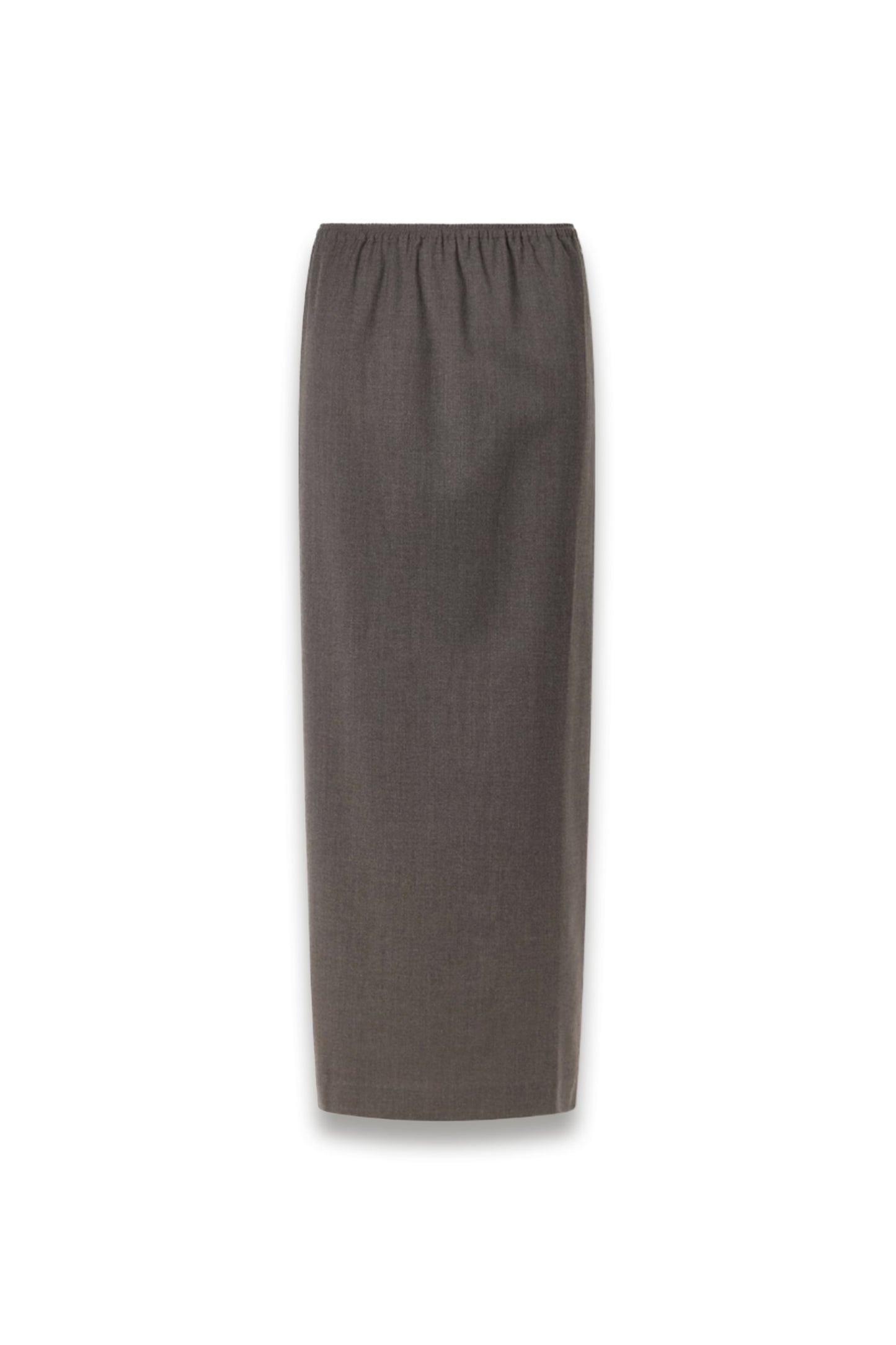 Wool-blend maxi skirt