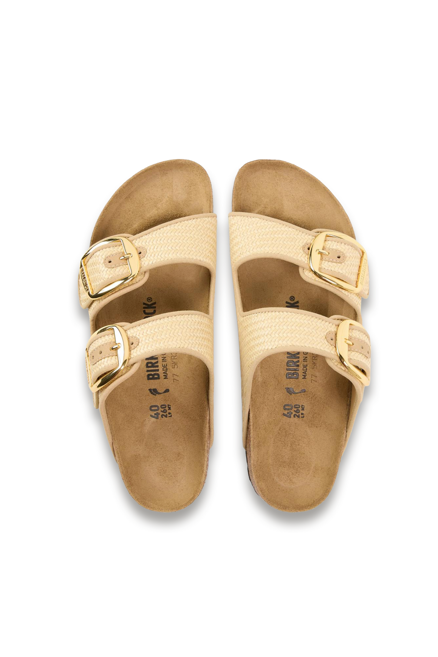 Women's Arizona Big Buckle Textile Flat Sandals