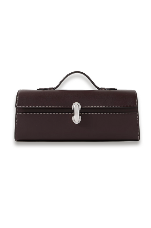 Slim Symmetry Leather Tote