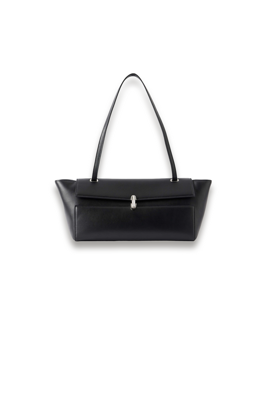 Symmetry Trapeze Leather Shoulder Bag