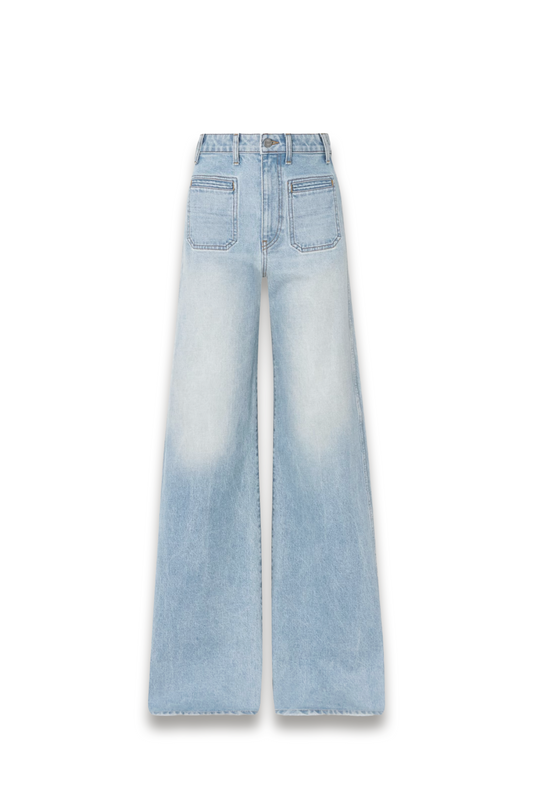 Delmonico high-rise wide-leg jeans
