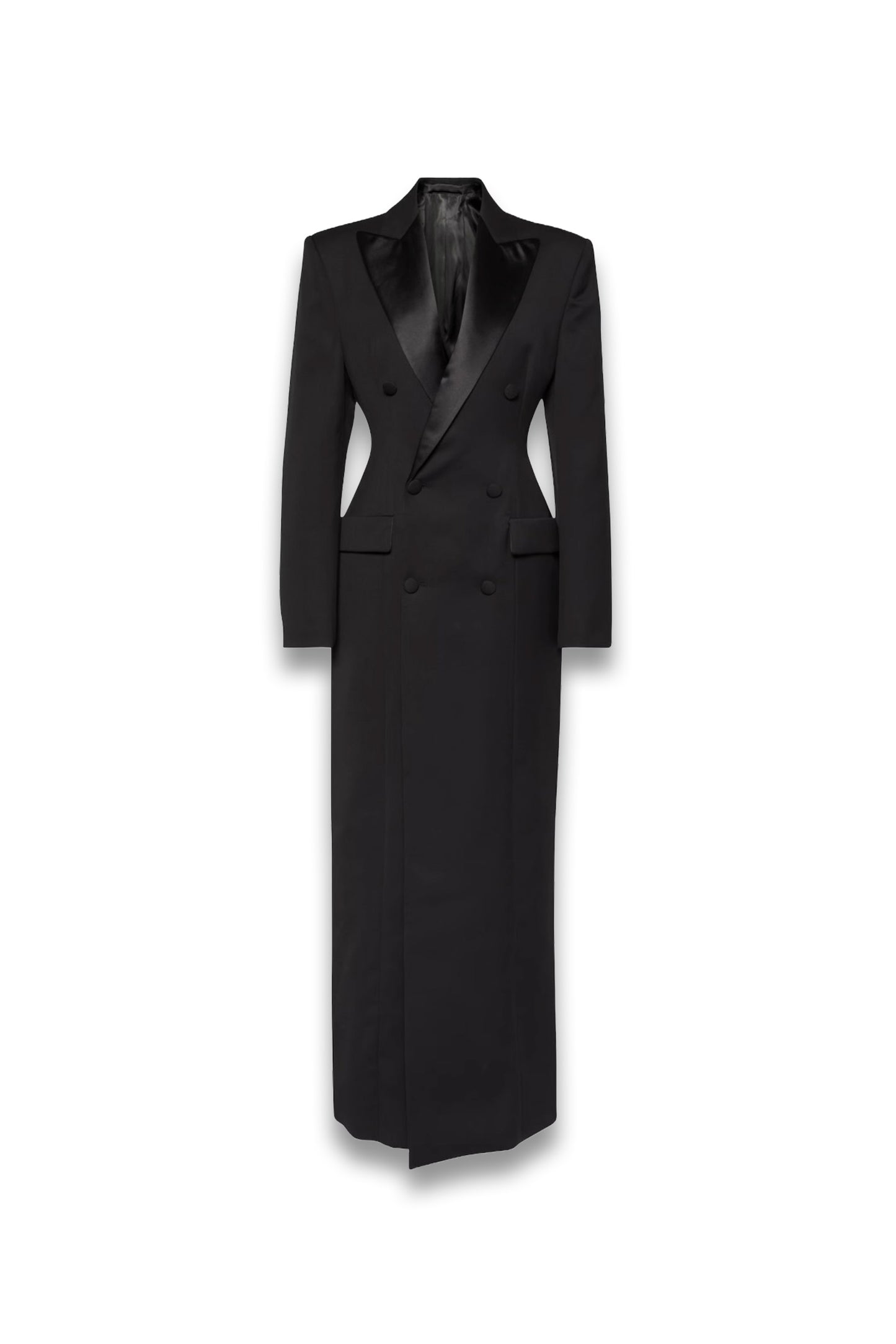 Double-breasted Virgin Midi Dress