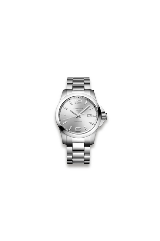 Conquest Quartz Stainless-steel Watch, Ø 43.00 mm