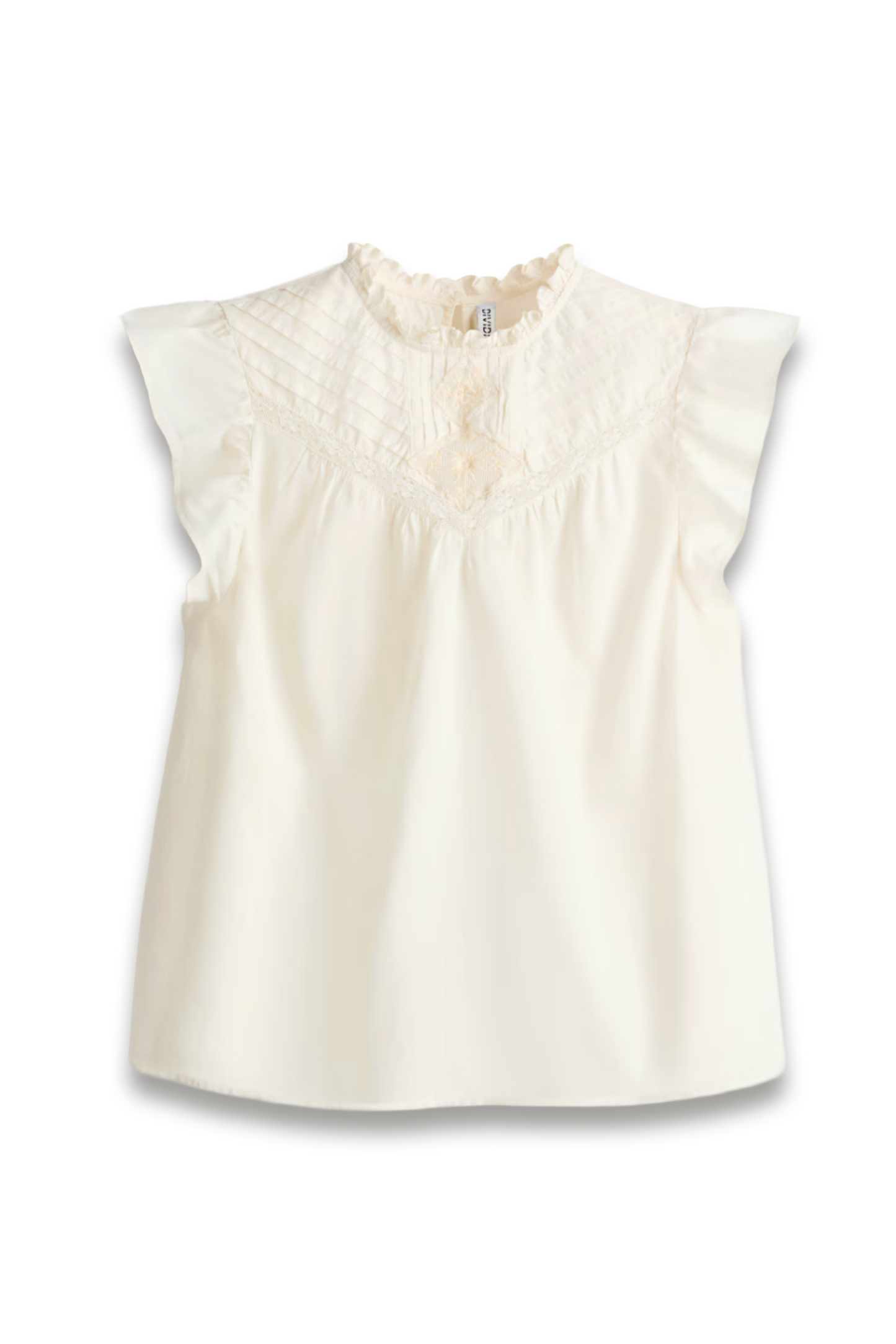 Pintucked Cotton Top