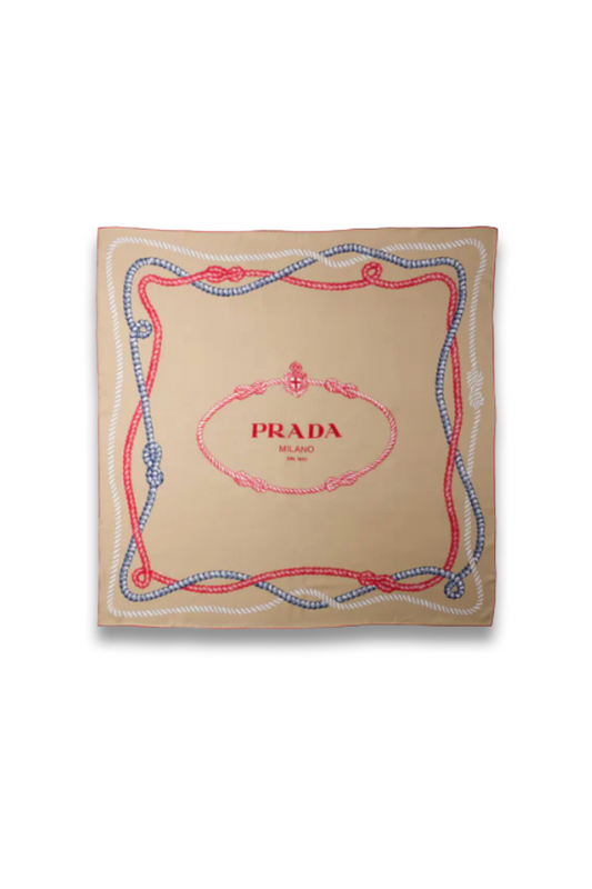 Printed Silk-twill Scarf