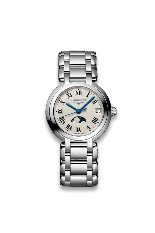 Primaluna Moonphase Stainless-steel Quartz Watch