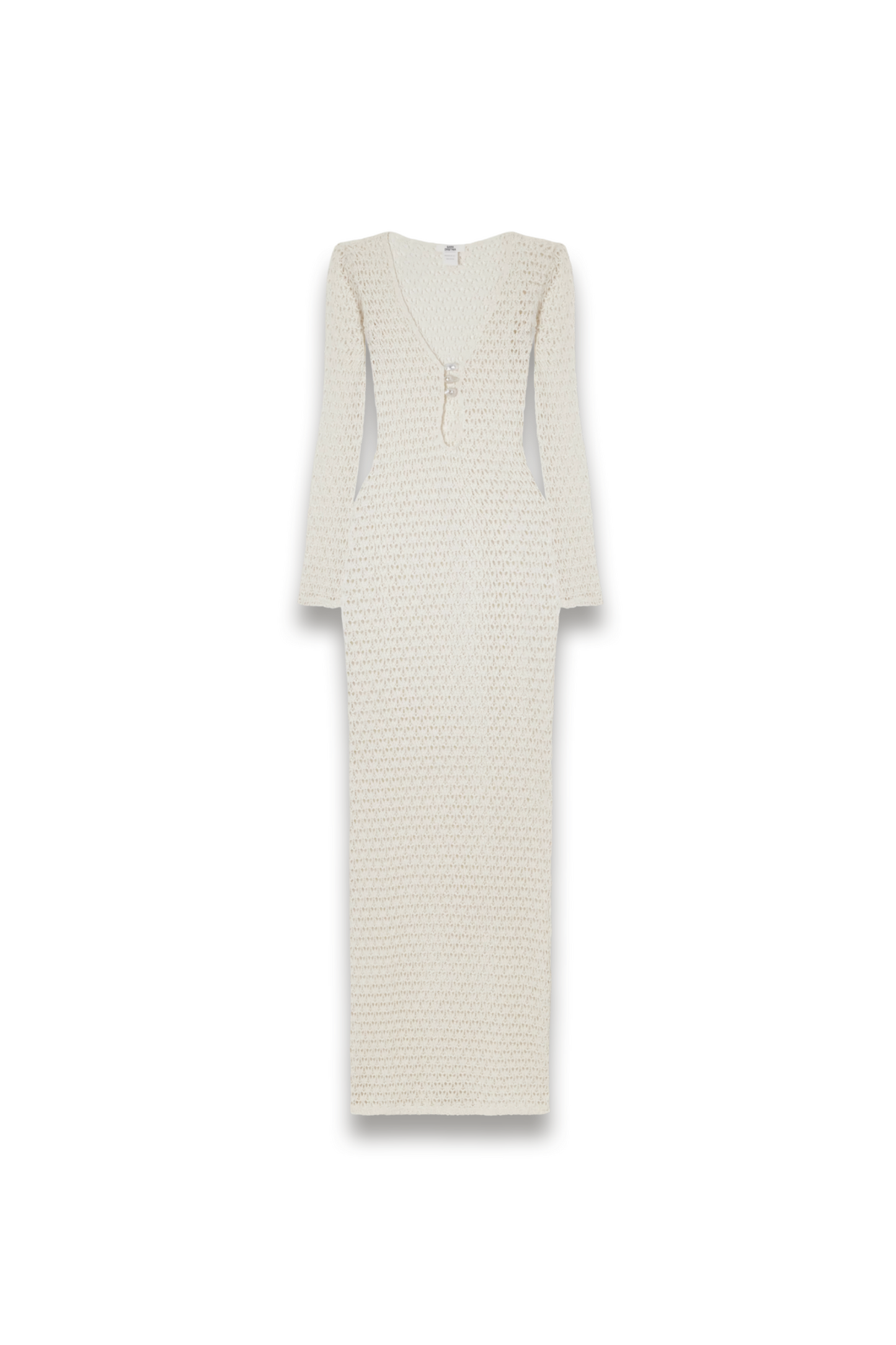 Marina Pearl-embellished Crocheted Cotton Coverup