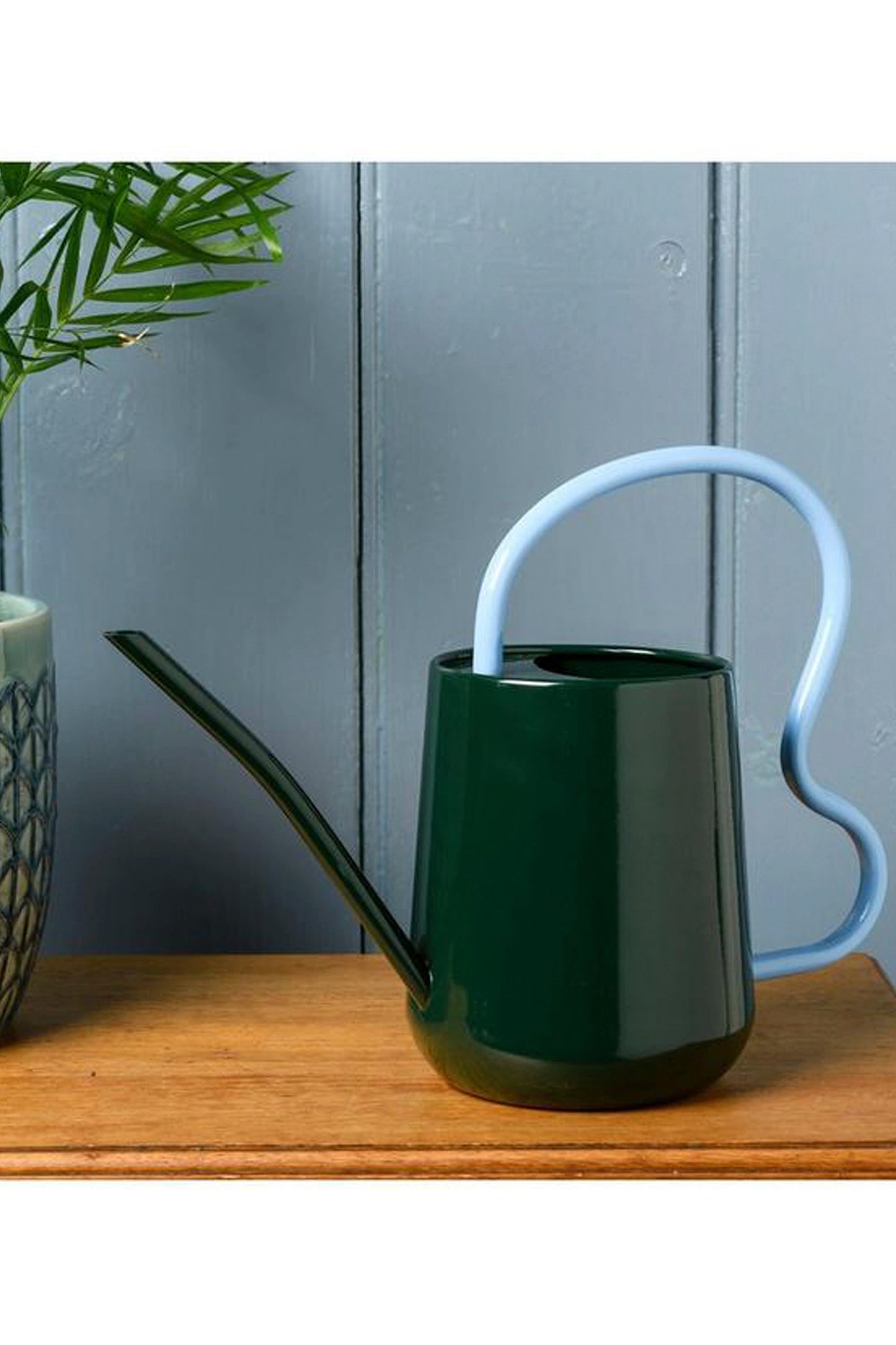Scallop Watering Can, Dark Green