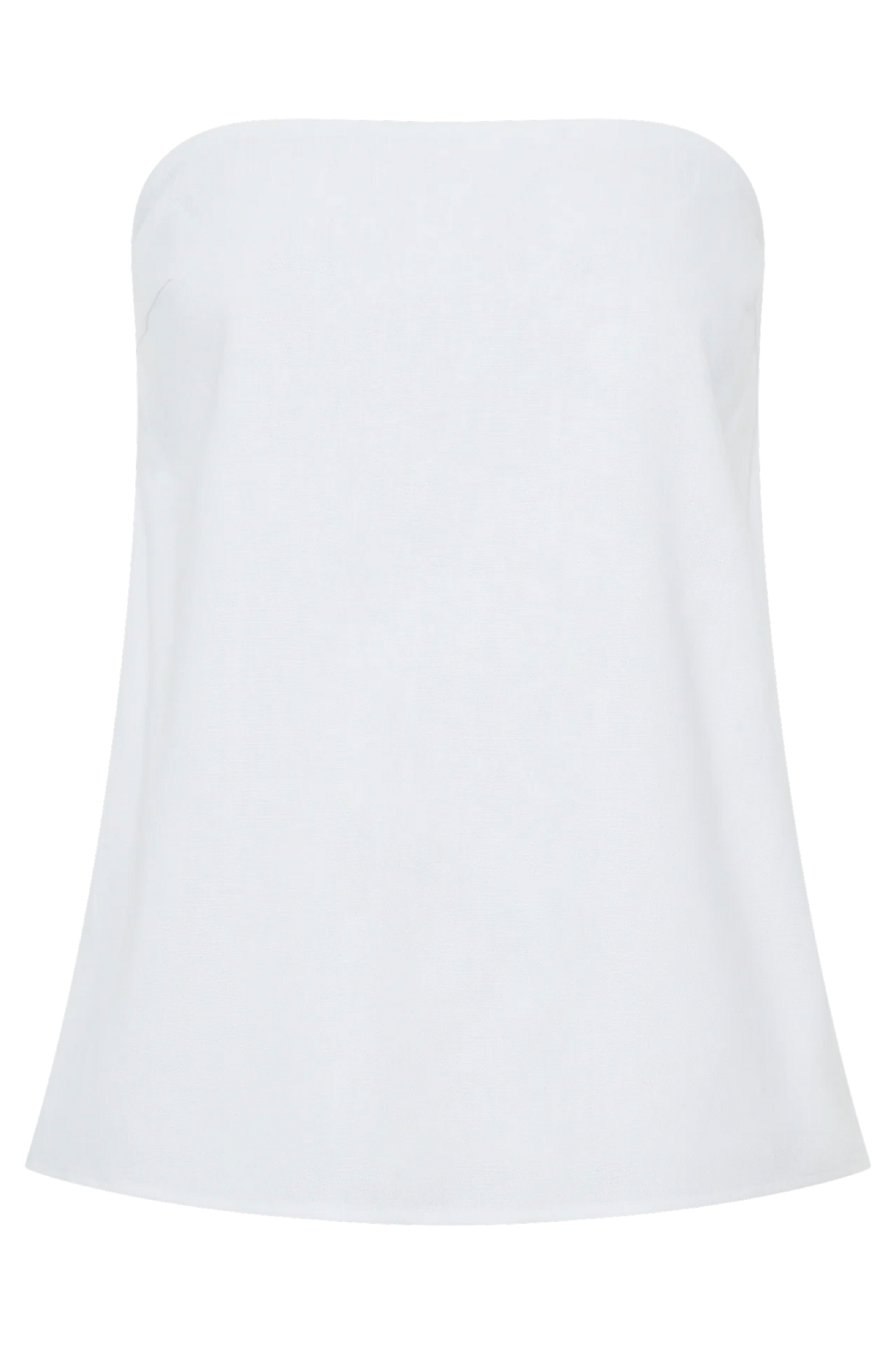 White Mollie Linen Top