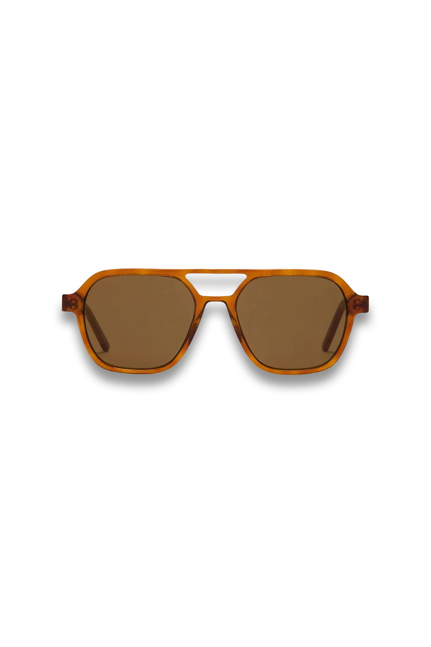 Brown Aviator Sunglasses