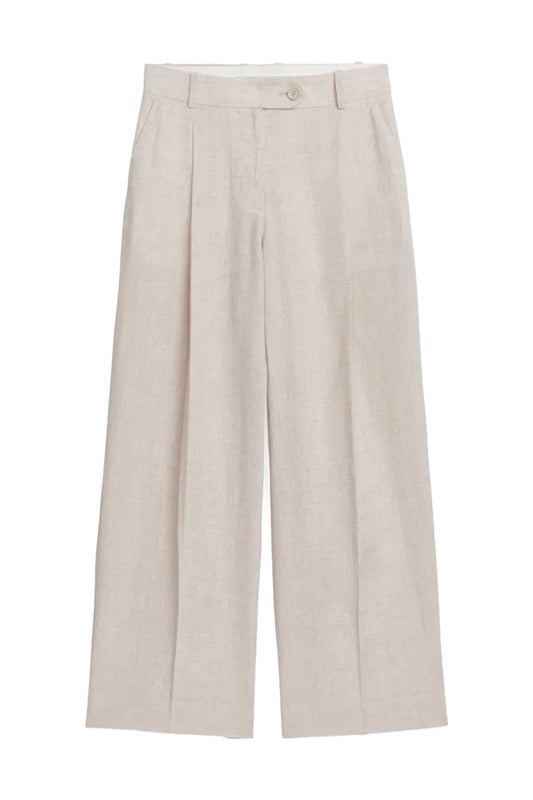 Wide Linen Trousers