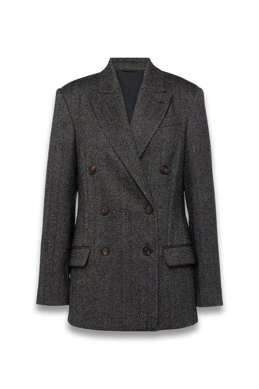 Wool-blend Blazer