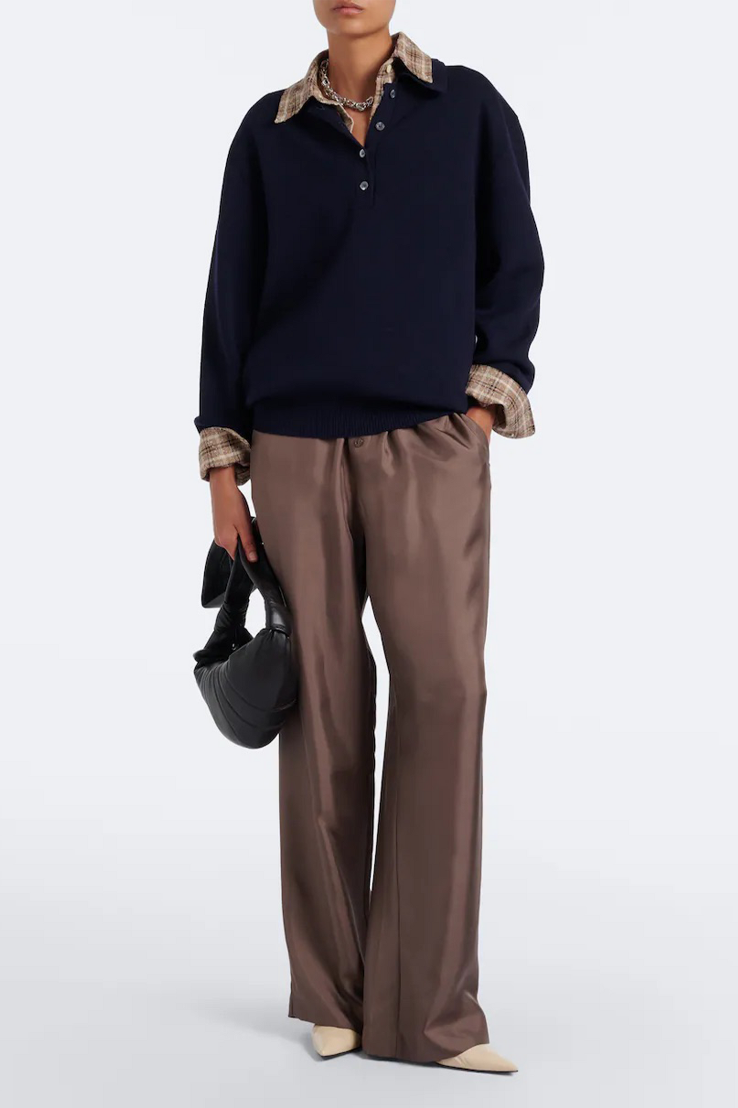 Wool Polo Sweater