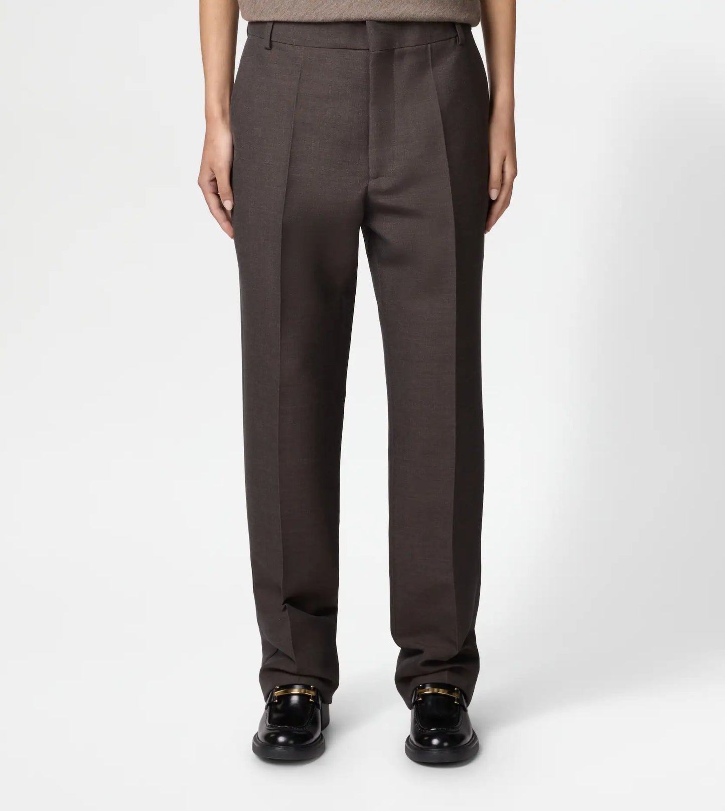 Trousers in Wool Gabardine