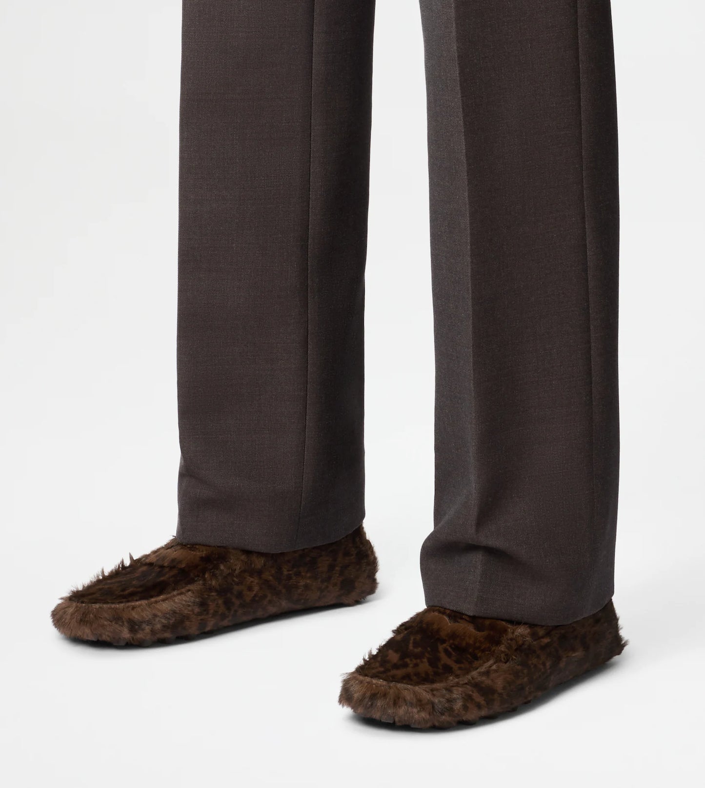 Gommino Bubble Loafers in Pony Effect Leather