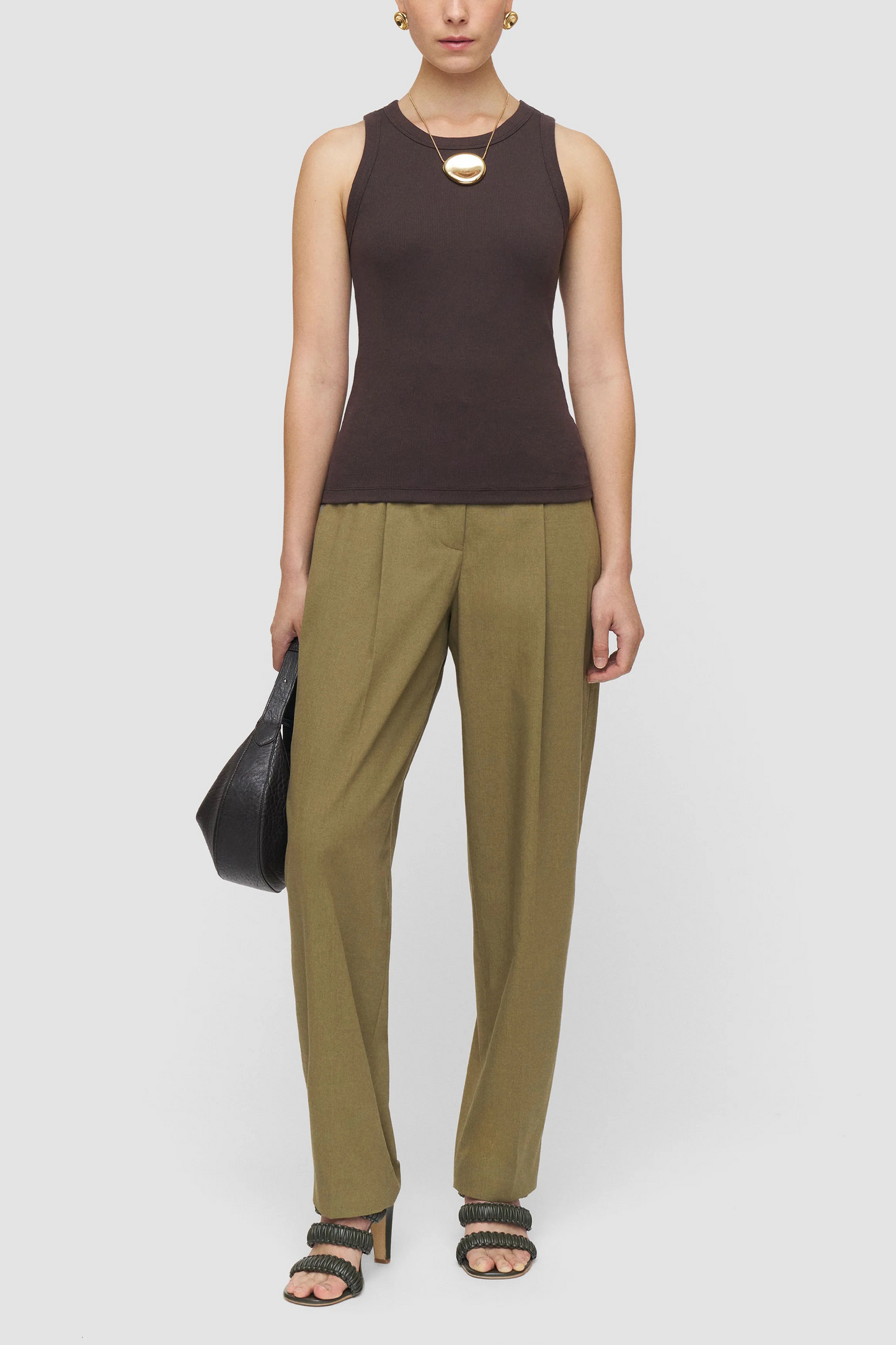 Yeux Cotton Rib Vest