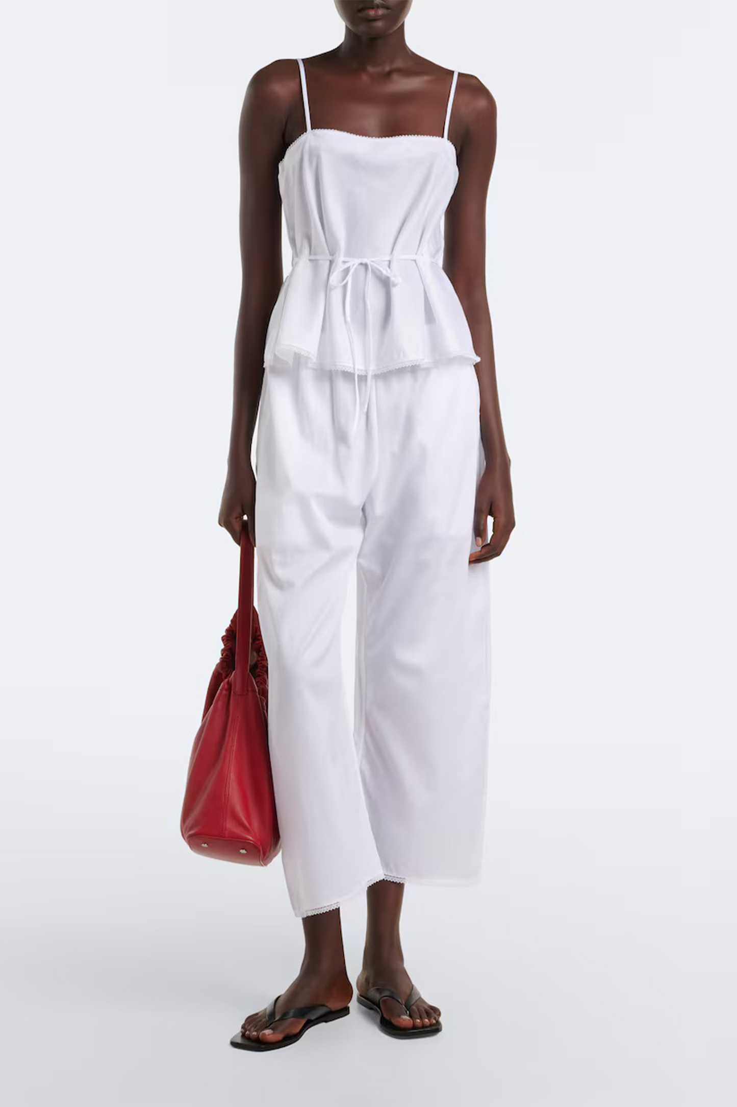 Yoko Cotton Poplin Pants