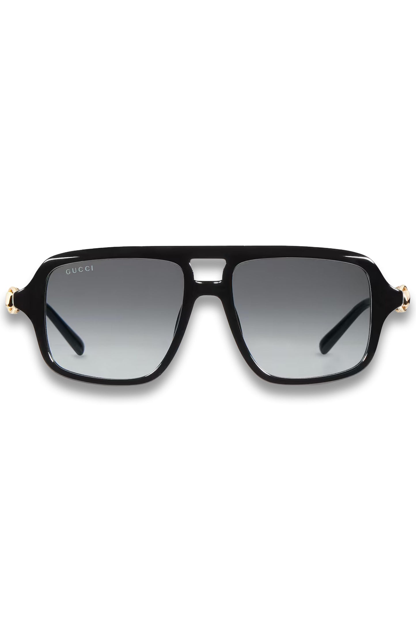 Black Navigator Frame Sunglasses