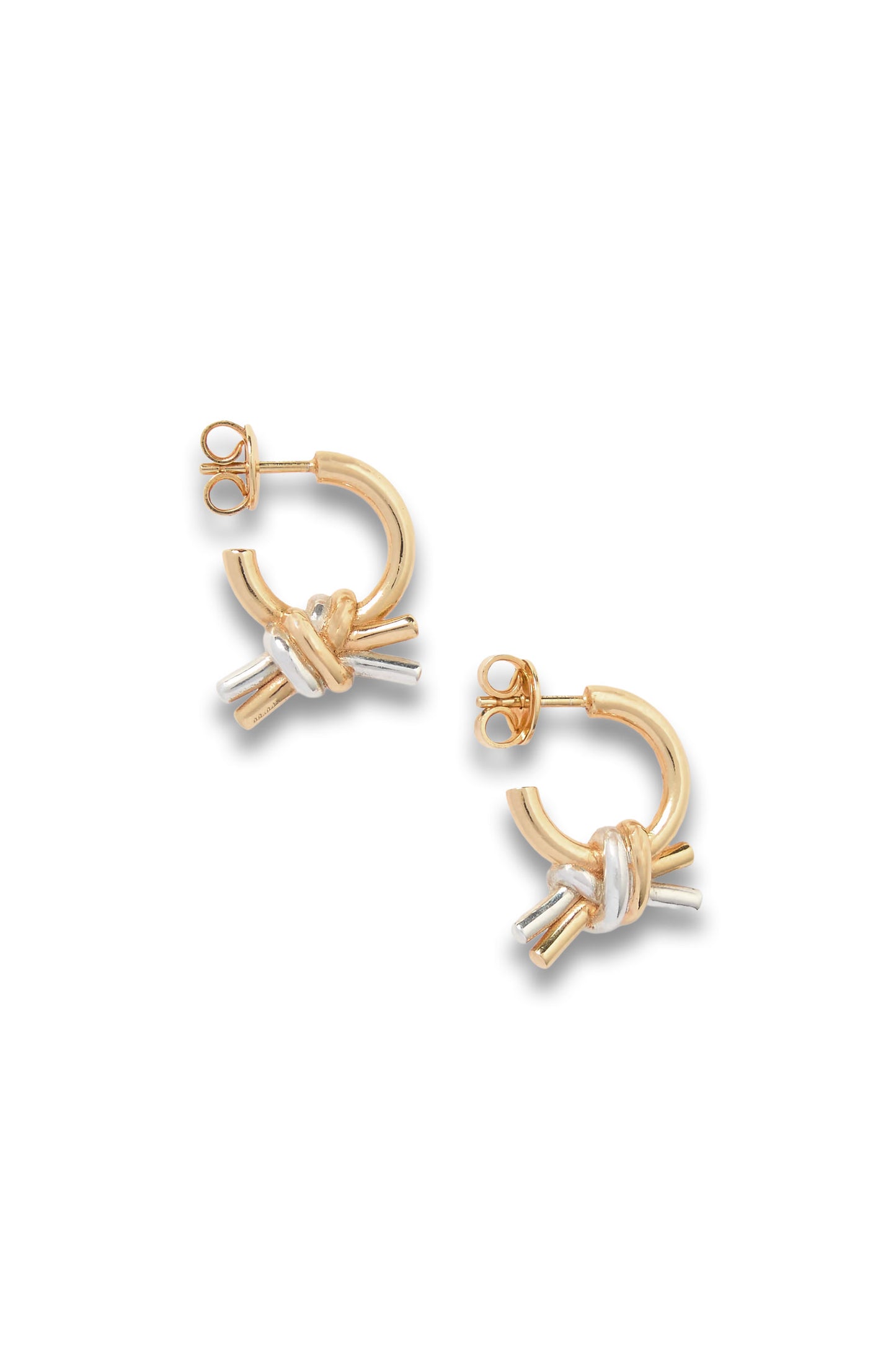 Gold-Plated and Silver Earrings