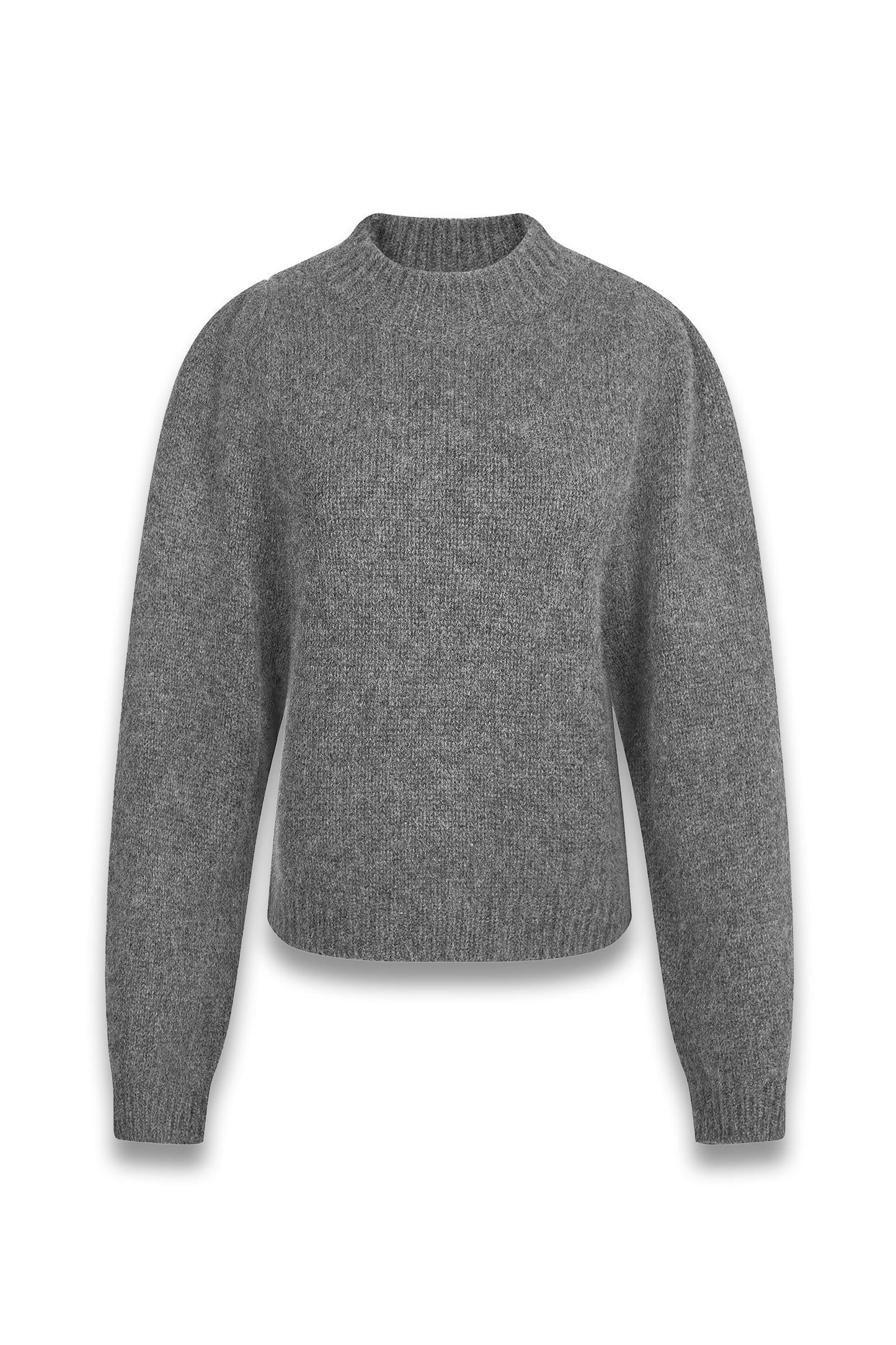 Puffed Sleeve Knitted Jumper