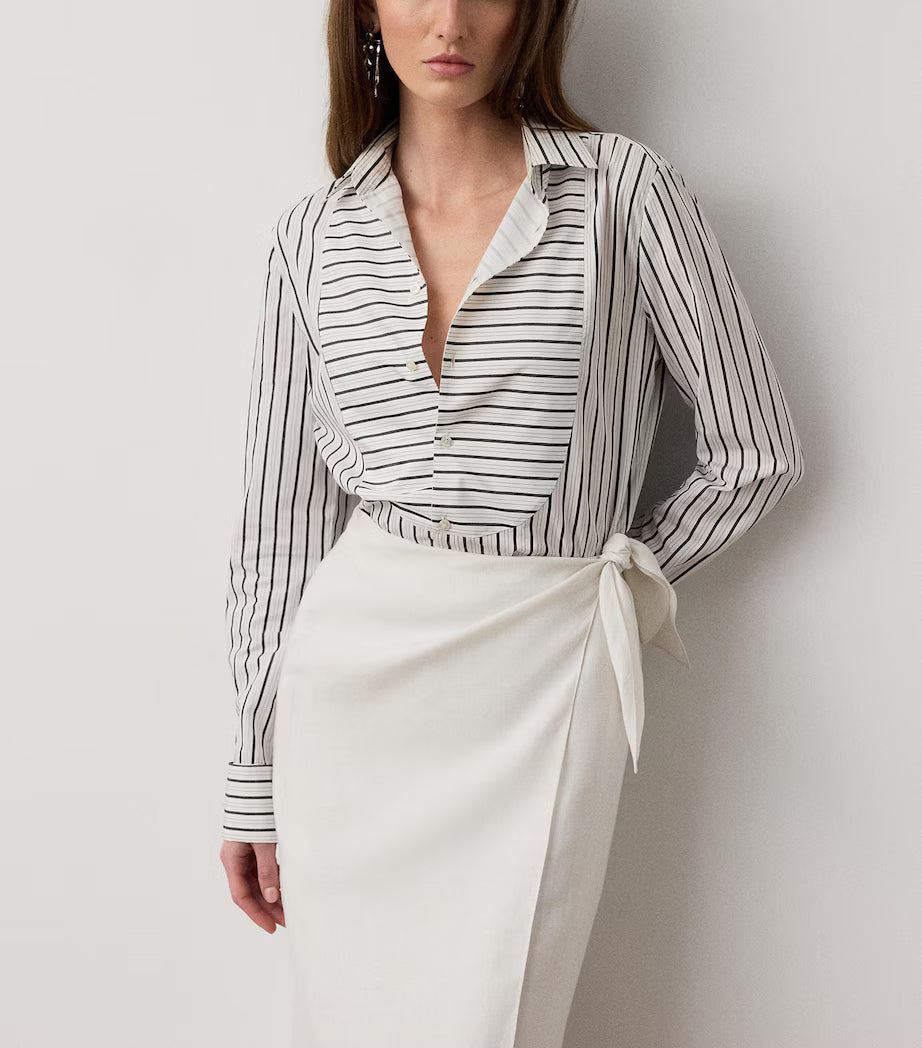 Cotton Stripe Tamara Shirt