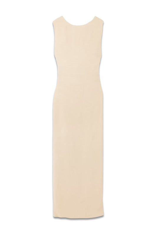 Open Back Woven Maxi Dress