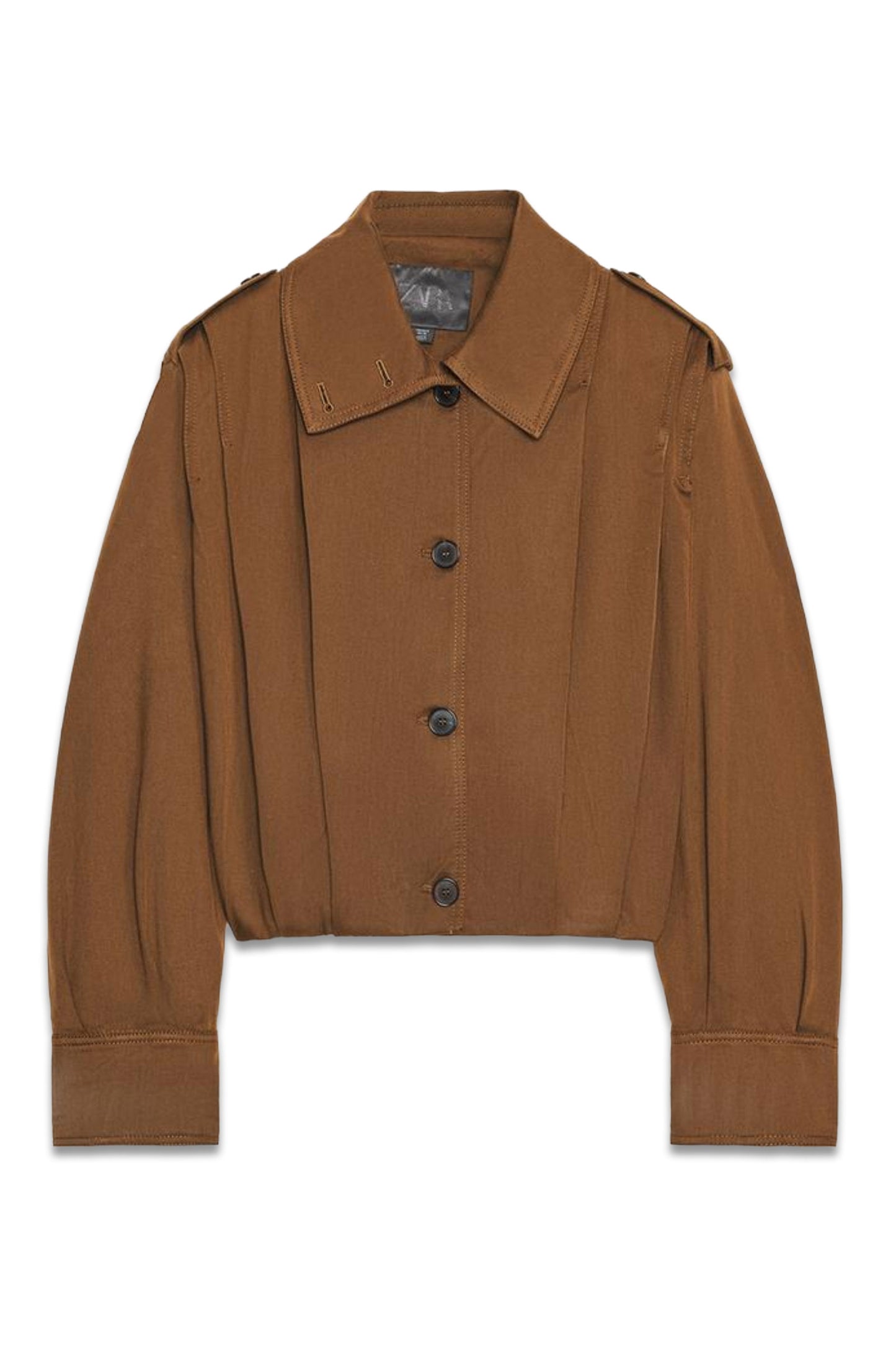 Pleated Jacket With Tabs