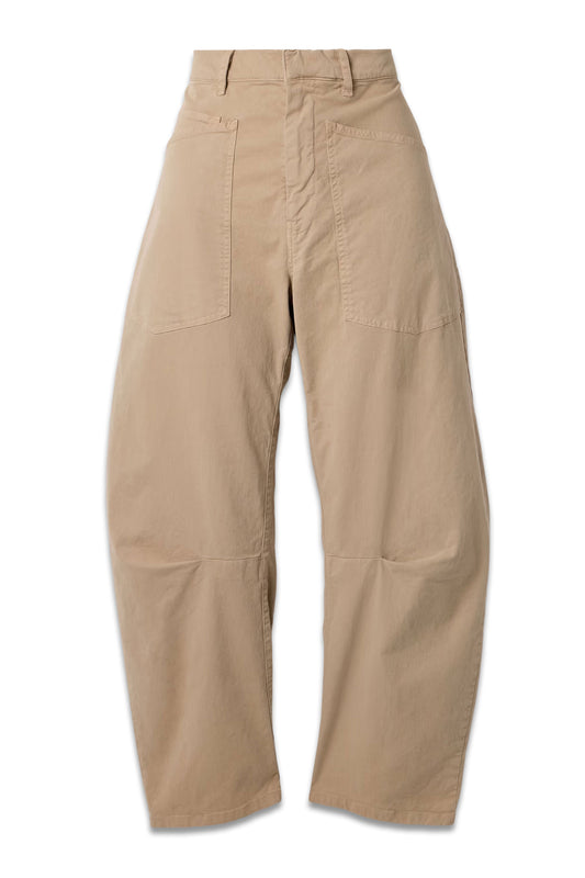 Shon Brushed Cotton-Blend Twill Tapered Pants