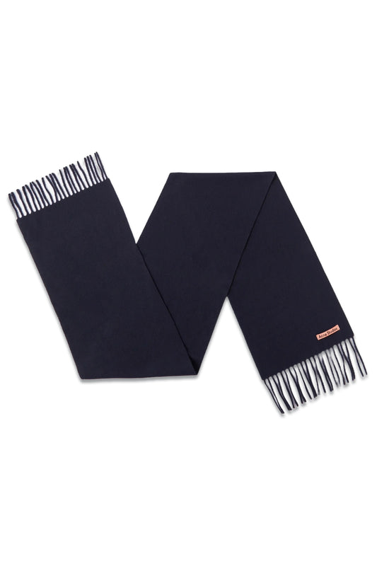 Canada Skinny Fringed Wool Scarf