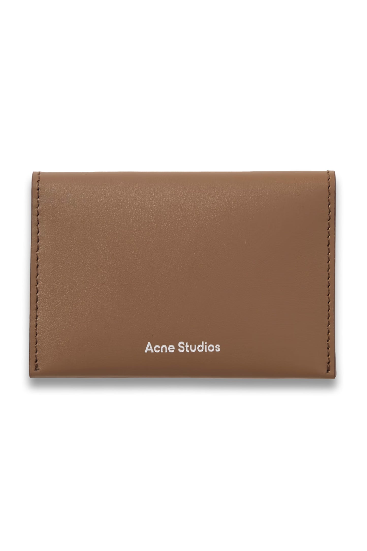 Logo-Print Leather Bifold Cardholder