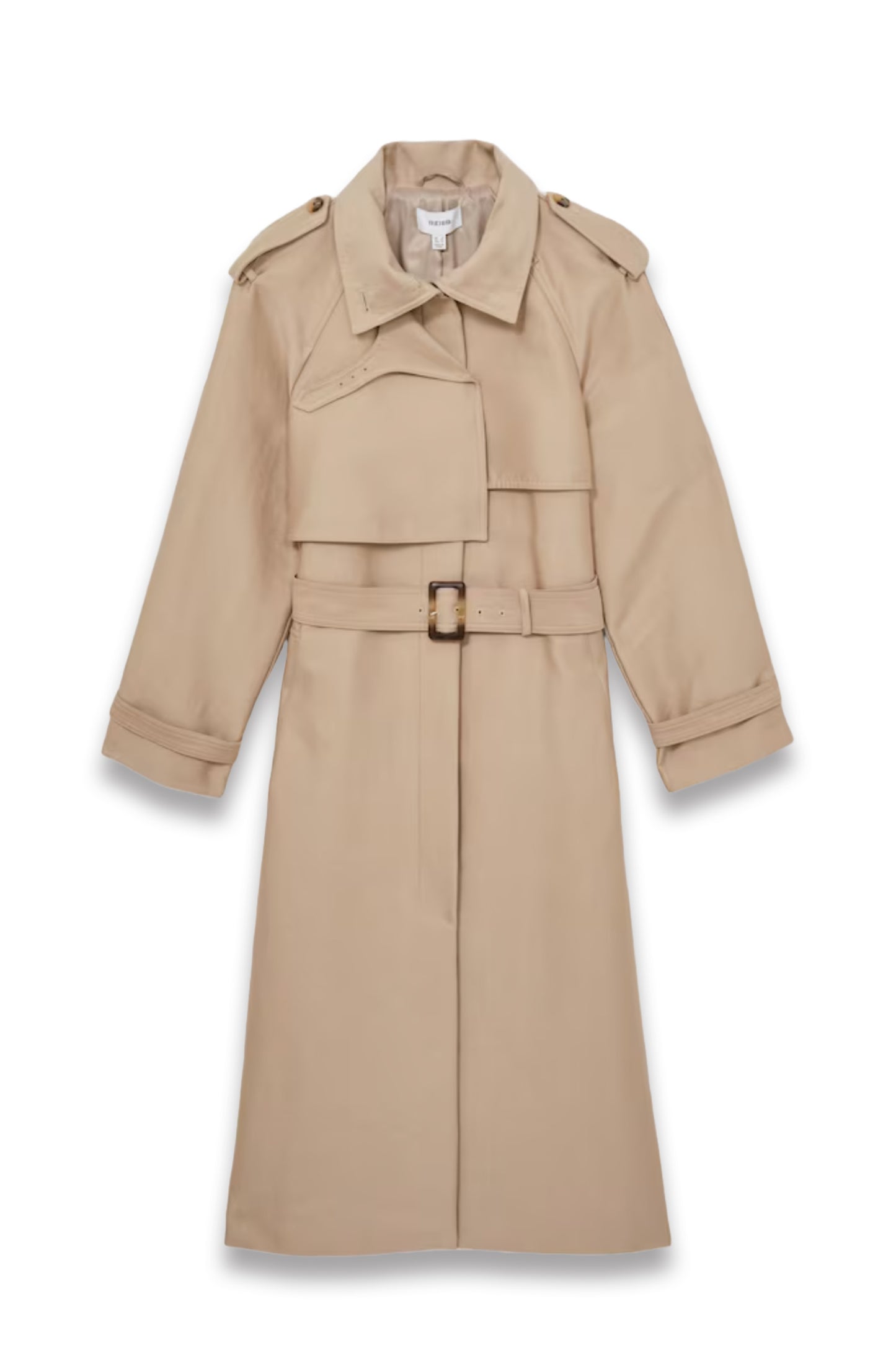 Petite Gabardine Trench Coat with Cotton in Neutral