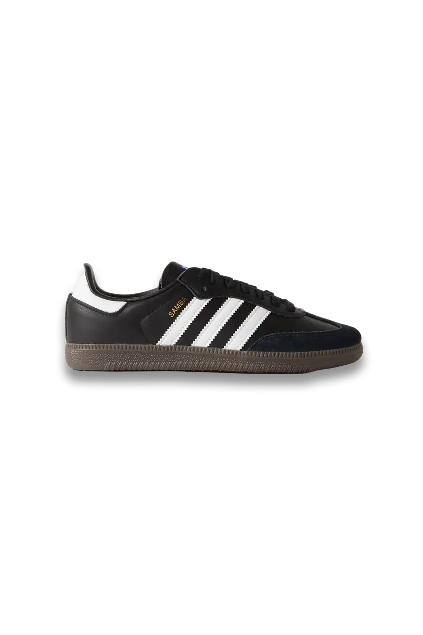 Samba OG suede-trimmed leather sneakers