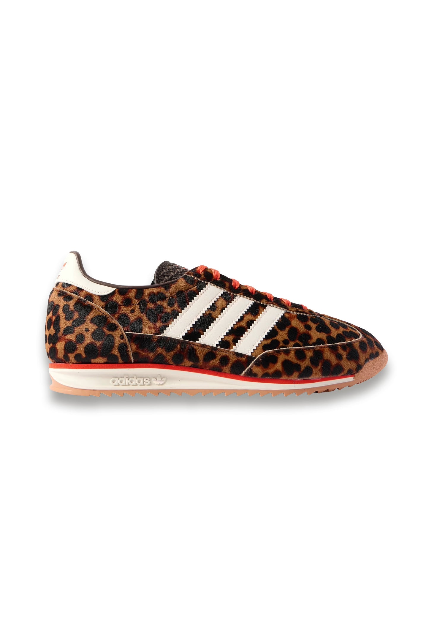 SL 72 OG Leather-Trimmed Leopard-Print Pony Hair Sneakers