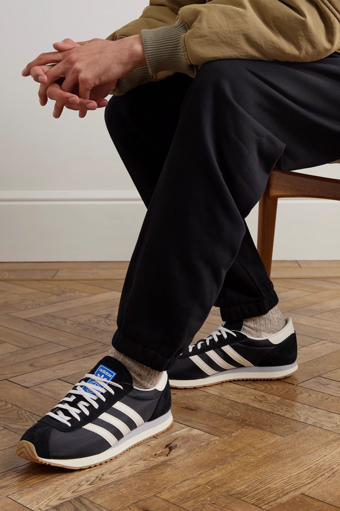 Pampanga SPZL Suede and Leather-Trimmed Shell Sneakers