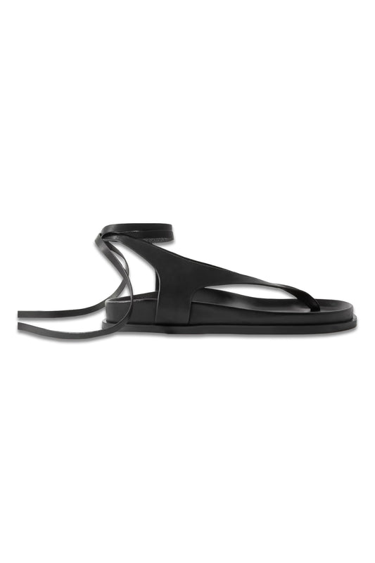 Shel Leather Sandals