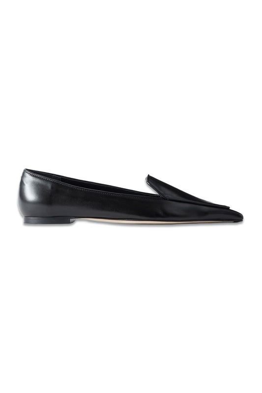 Artemis Glossed-leather Loafers