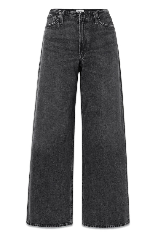 Lex Low-rise Wide-leg Organic Jeans
