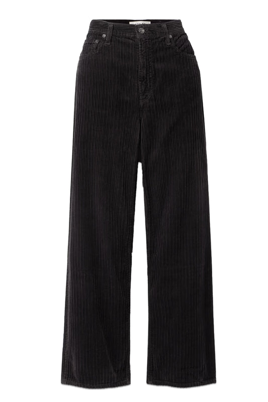 Low Slung Brown Baggy Cotton-corduroy Wide-leg Pants