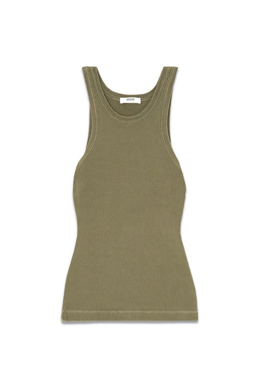 Bailey Ribbed-Knit Organic Cotton-Blend Tank