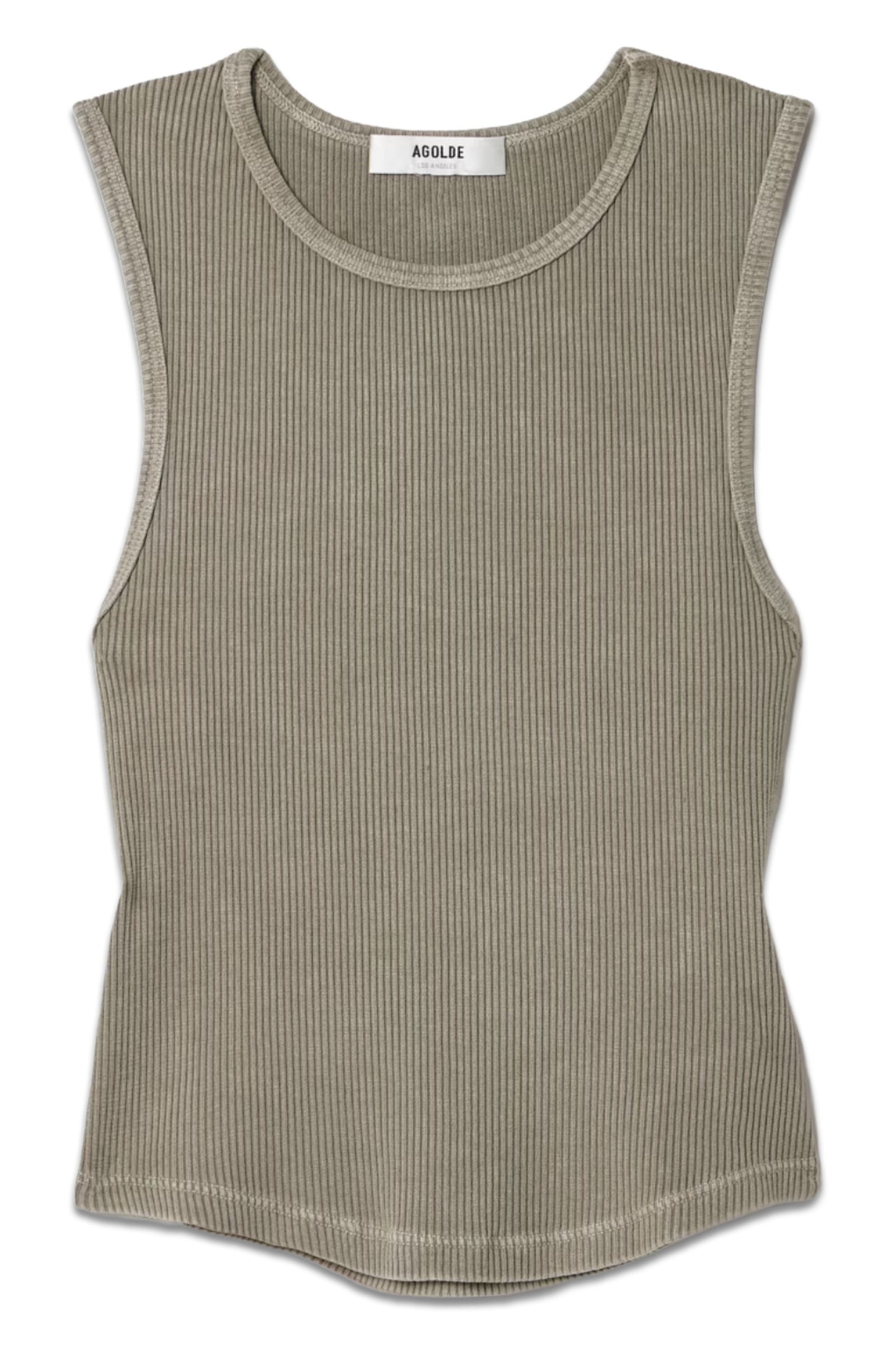Nova Ribbed Cropped Stretch Organic Cotton And TENCEL™ Lyocell-Blend Tank