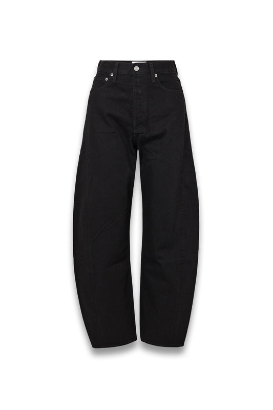 Luna High-rise Barrel-leg Organic Jeans