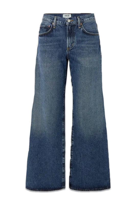 + Net Sustain Clara Baggy Low-rise Flared Organic Jeans