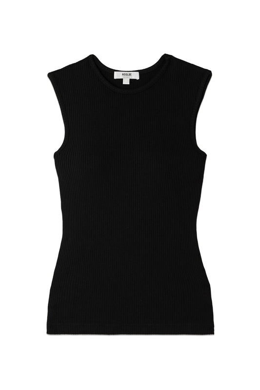 Binx Ribbed Stretch-Lyocell And Organic Cotton-Blend Tank