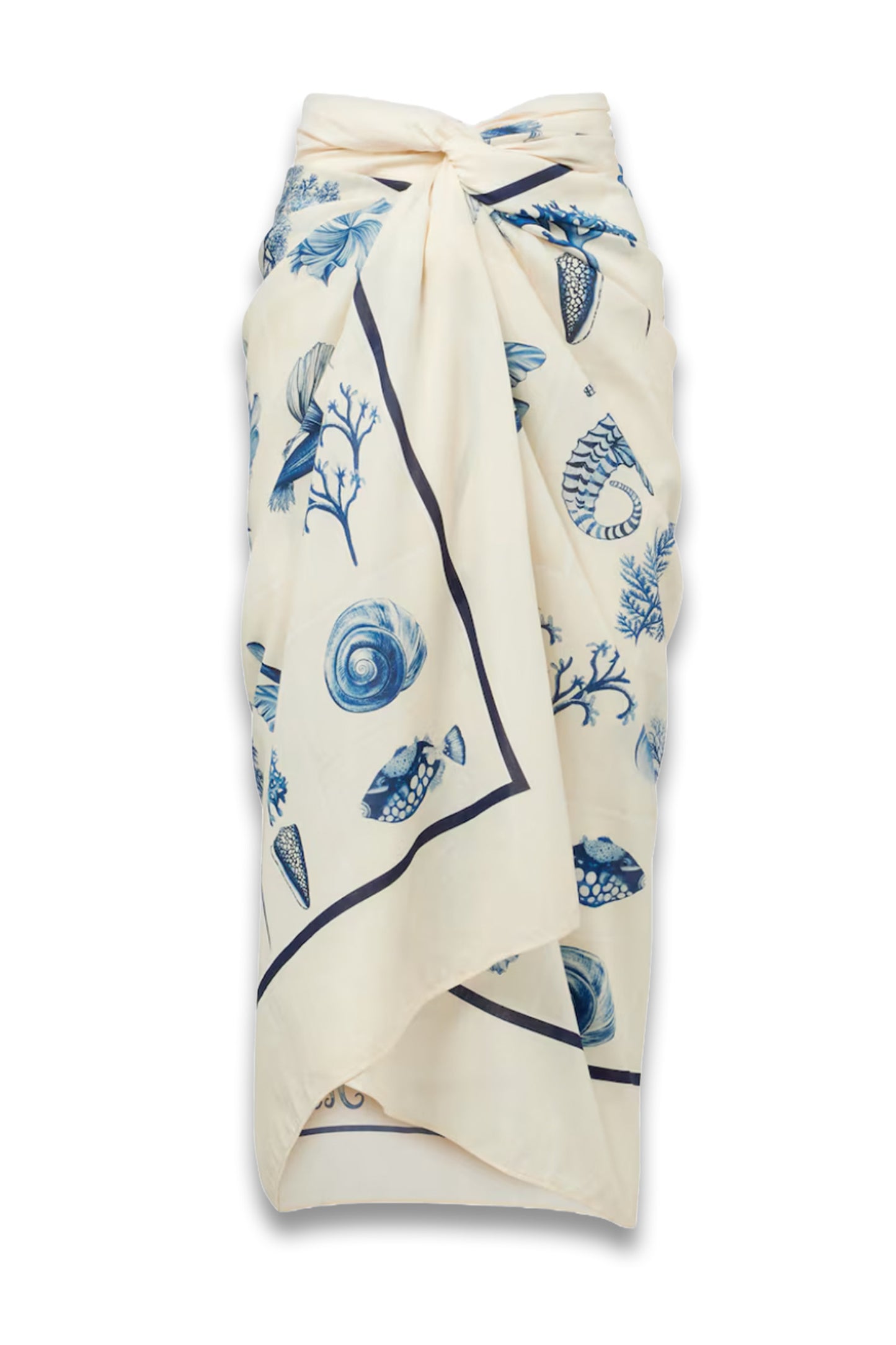 Lavanda Cotton And Silk Beach Cover-Up