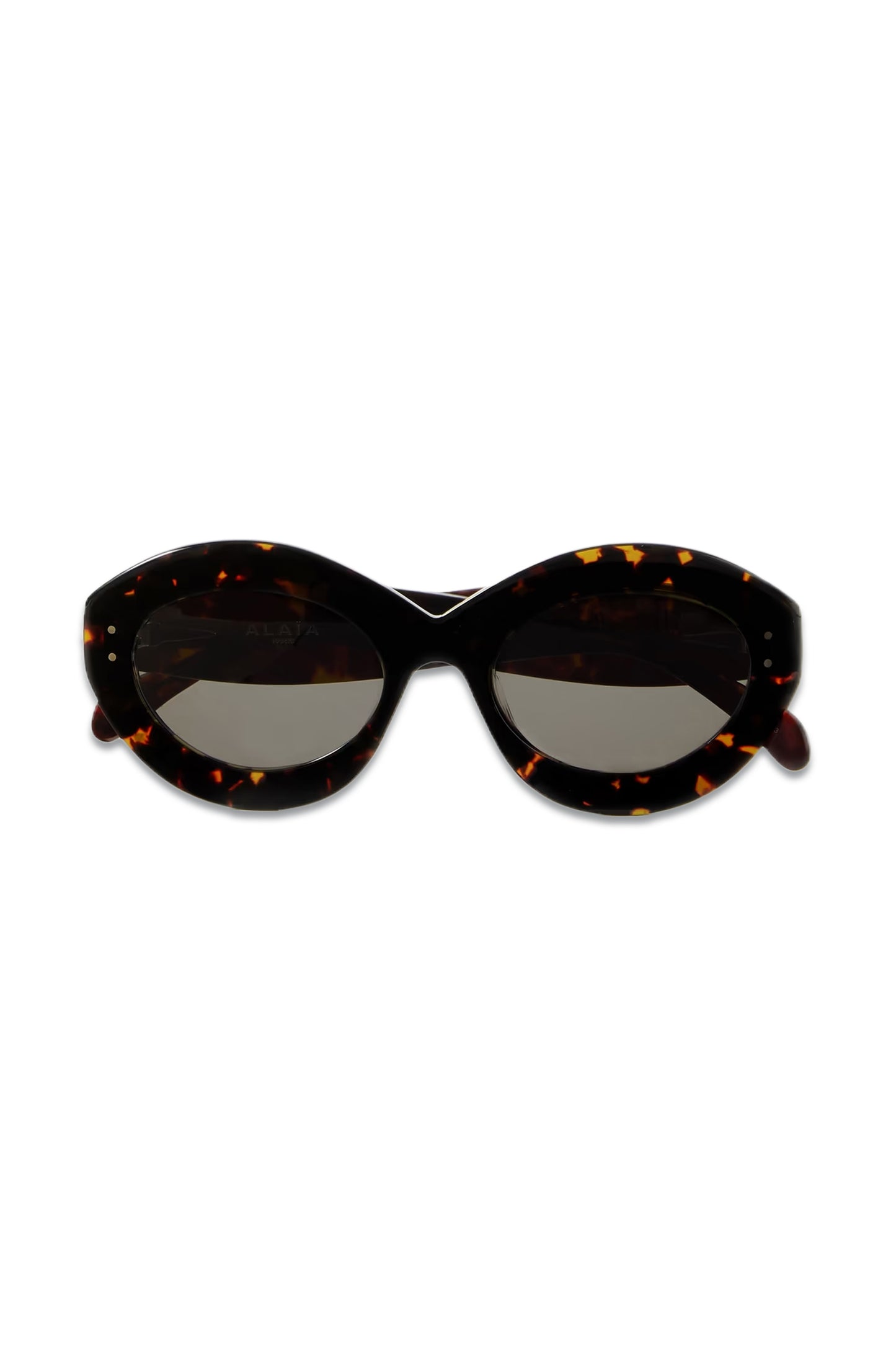 Round-frame Tortoiseshell Acetate Sunglasses