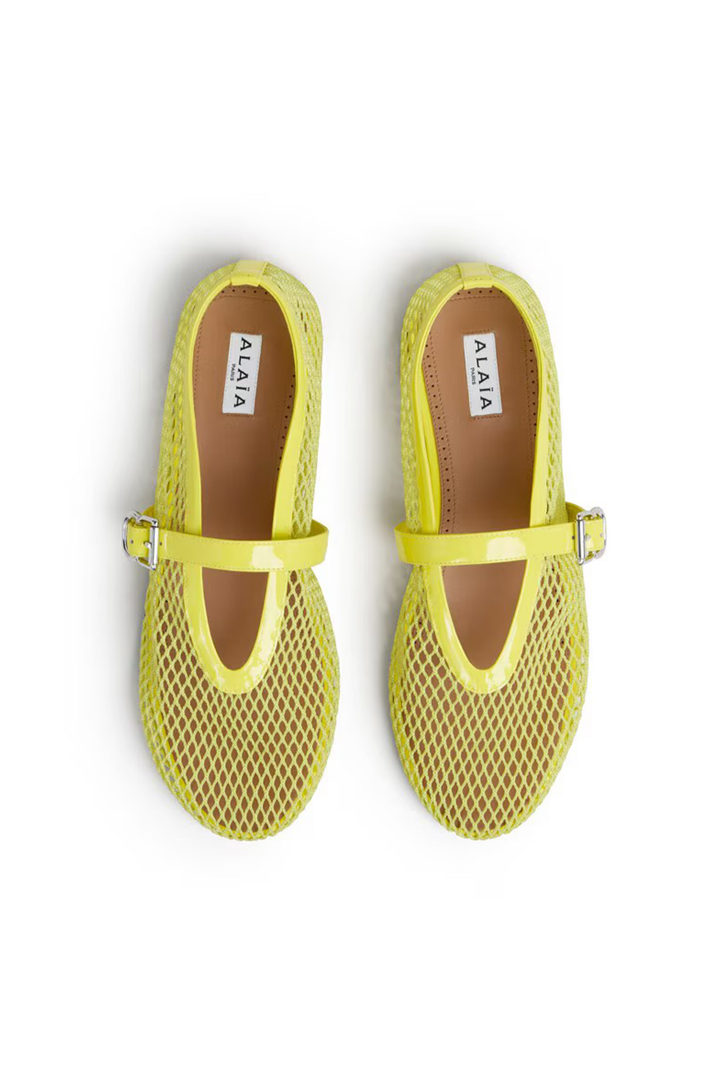 Ballet Flats In Fishnet