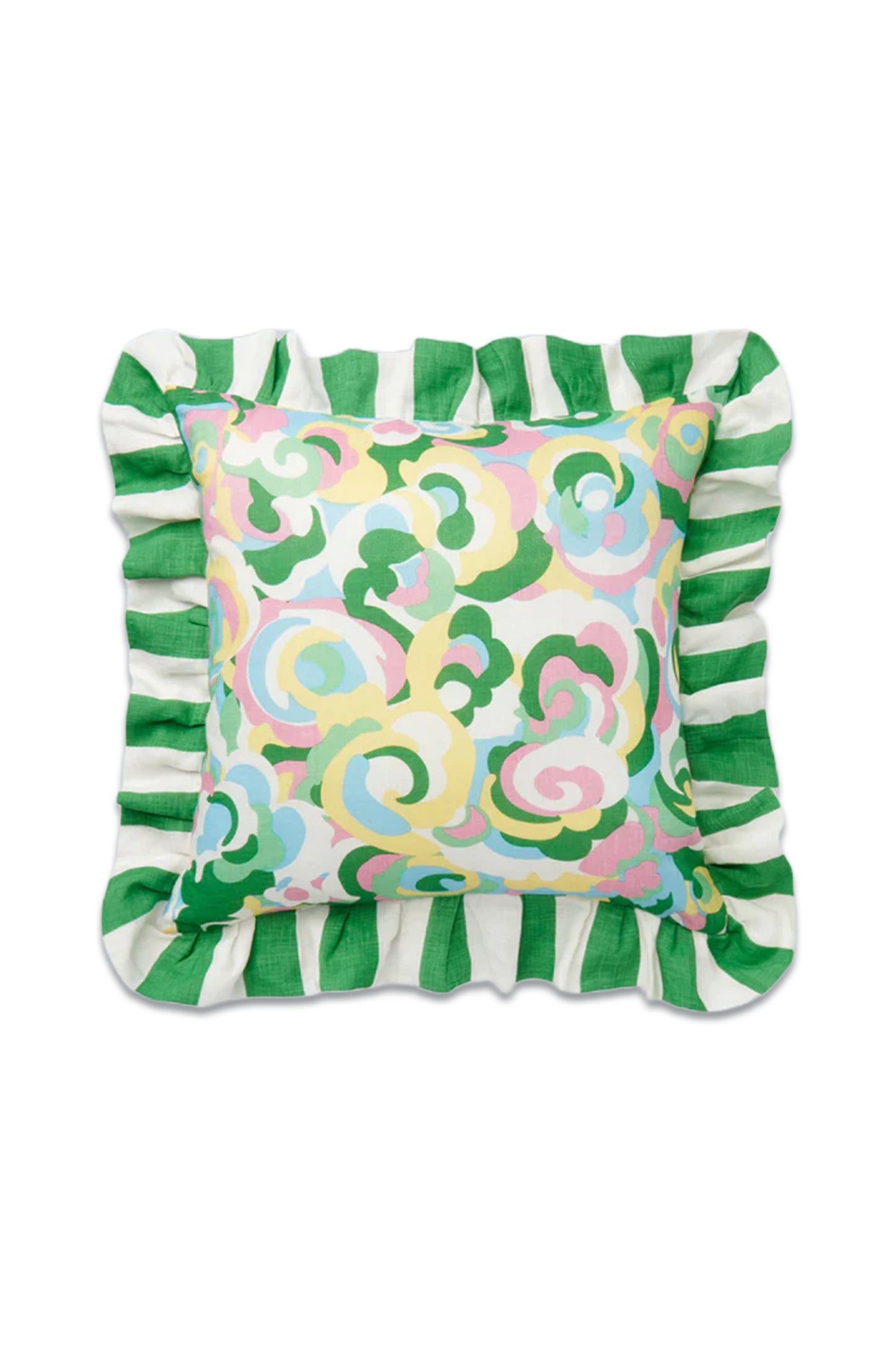 Floral Swirl Cushion Cover