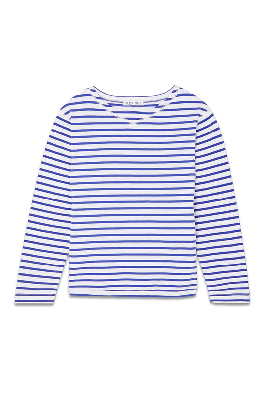Beachside Striped Cotton-jersey T-shirt
