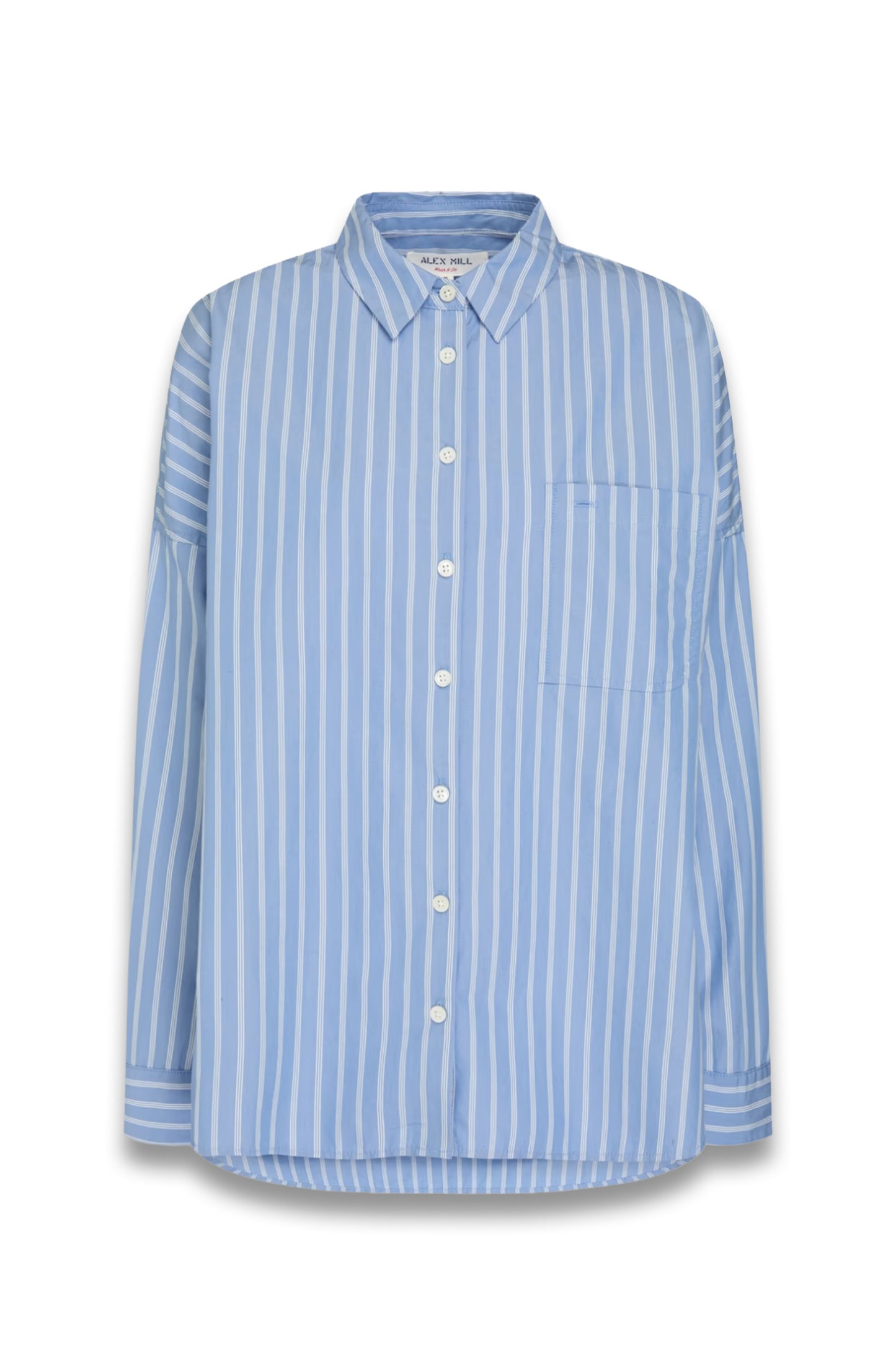 Jo Striped Cotton-poplin